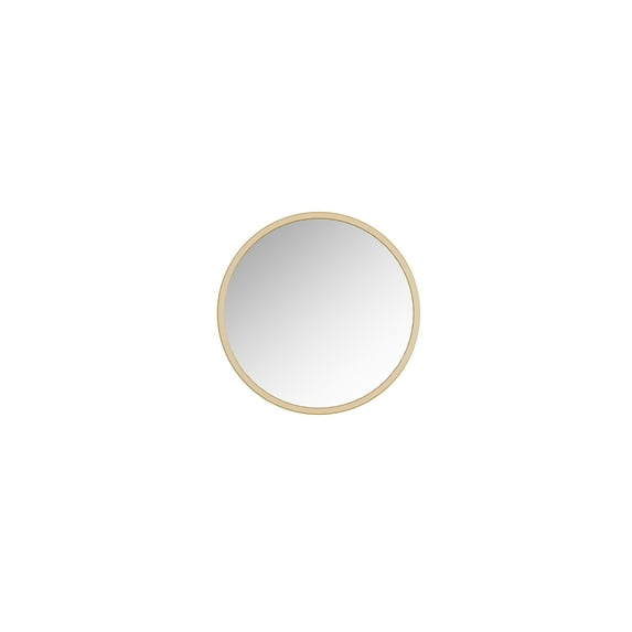 Gold Metal Frame Mirror - 24" Decorative Wall Mirror - Modern Elegant Design for Bathroom, Bedroom, Hallway