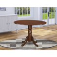 thumbnail image 1 of Homestock Artistic Accomplishment Antique Round Dining Table Made Of Sturdy Wood, Round Table Top With Clean Finish, Ideal For Small Dining Areas, Modern Compact Dining Table-Color:Mahogany,Size:42-In, 1 of 4