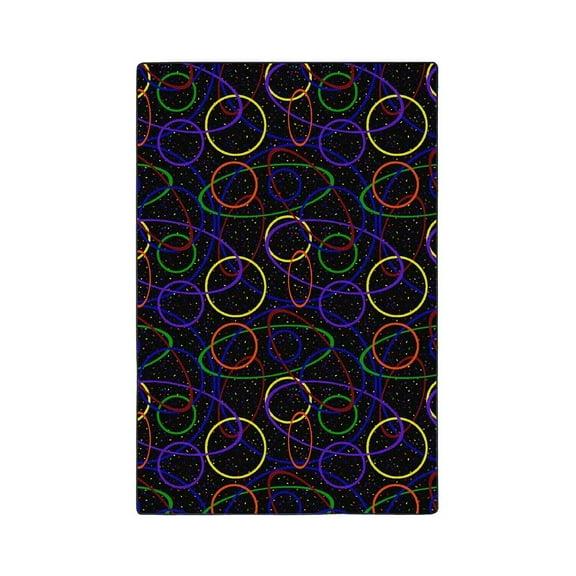 Beach Area Rug 15' - Durable Nylon, StainSoil Resistant, Vibrant Decor for Home