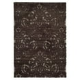 thumbnail image 1 of HomeStock Beachy Beauty Area Rug - Shag Polypropylene Pile, Latex Backing, Weight 3600Gms, Pile Height 3Cm, 10'L x 8'W, Large Rectangle, Dark Brown, Smoke, 1 of 1