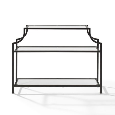 HomeStock Beachy Beauty Console Table Oil Rubbed Bronze