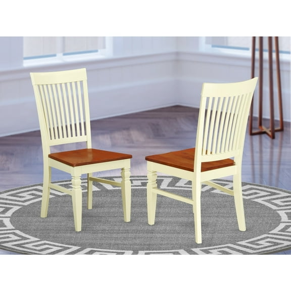Dining Chair Stylish Wood Seat Modern Design Kitchen Comfort 39" High