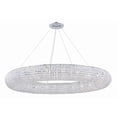thumbnail image 1 of Chrome Chandelier with Crystals - 24-Light Ceiling Light Fixture, 1 of 1