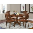 thumbnail image 1 of Boho Dining Set - 5 Piece Round Table & Chairs - Kitchen Dining Room Set - 42 Inch Table, 1 of 5