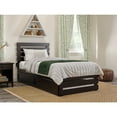 thumbnail image 1 of Twin XL Bed with Trundle - Espresso Finish, Extra Long Daybed Frame, Modern Design, 1 of 7