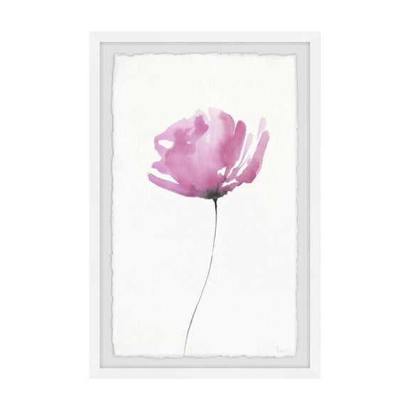 HomeStock Bohemian Bliss The Simple Flower Framed Painting Print, Contemporary Wall Decor: Abstract, Digital Art Prints, and Modern Styles for Your Home