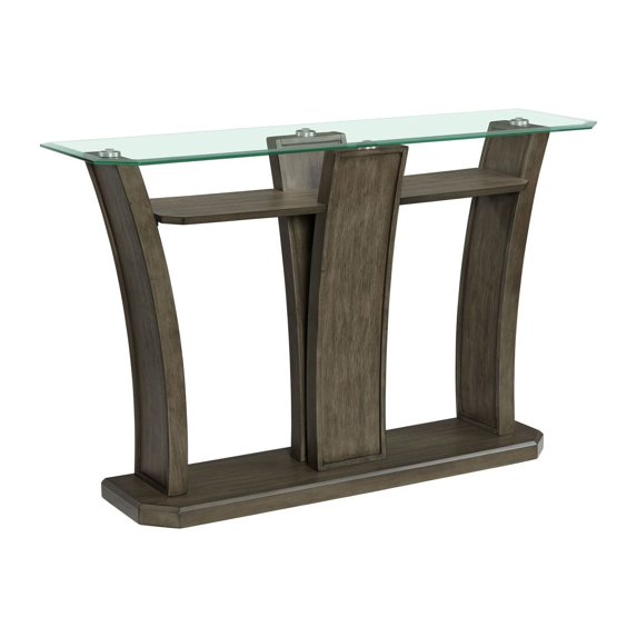 HomeStock Boldly Bohemian Rectangular Sofa Table In Grey