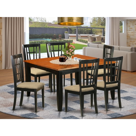 HomeStock Boldly Bohemian Room Set-HomeStock Table And Wood HomeStock Chairs