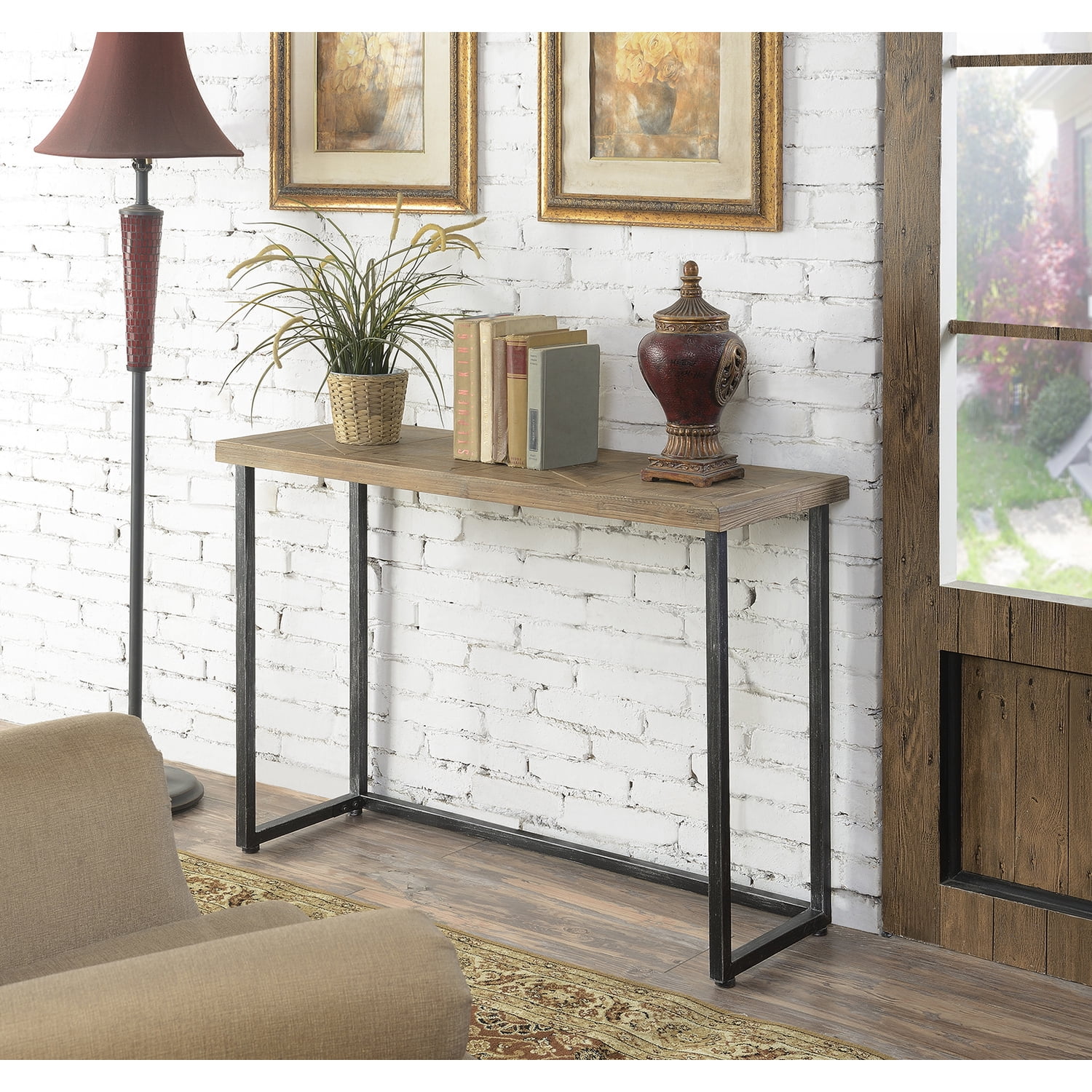 HomeStock Vintage Variety Console Table - Walmart.com