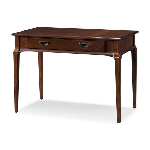 HomeStock Classic Charm Writing Desk with Drop Front Keyboard Drawer, 24"D x 42"W x 30"H, Brown Bronze- Office Desk for Small Space, Modern Computer Desk for Home Office, Stylish Desk for Home Office