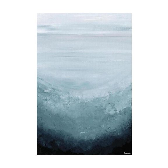 HomeStock Elegant Escape Snowy Mountain Painting Print on Wrapped Canvas, Modern Handmade Canvas Art Decor - Unique and Chic Wall Prints for Contemporary Spaces