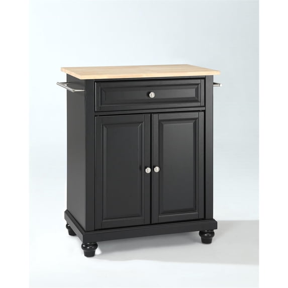 Kitchen Island with Storage | Portable Rolling Cart | Granite Top