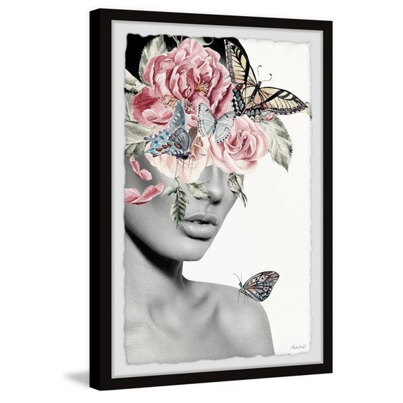 Coastal Framed Wall Art Print - 24x16 Bonanza Painting - Ready to Hang Home Decor