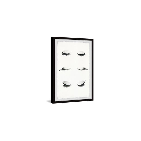 HomeStock Coastal Craftsman Lashes Fleek Framed Painting Print, Contemporary Wall Decor: Abstract, Digital Art Prints, and Modern Styles for Your Home