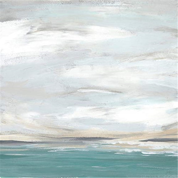 Coastal Vista Canvas Print|Seafoam Green Wall Art|Coastal Decor