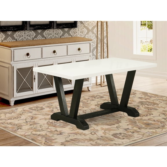 HomeStock Southwestern Style X-Style Dining Table - Unique design, perfect for modern dining spaces. 72" x 40" x 30", Stylish Dining Room Furniture