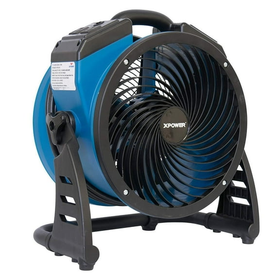 HomeStock Earthy Elegance 11" Diameter Industrial High Velocity Axial Air Mover/Carpet Dryer/Floor Fan/Utility Blower 1100 CFM, 0.6 Amps