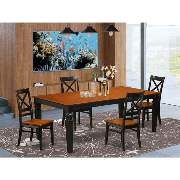 HomeStock Eclectic Elegance Set With A Dining HomeStock And Dining Chairs