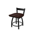 HomeStock Eclectic Escape 18inch Low Back Swivel Vanity Stool with