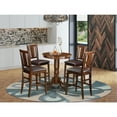 thumbnail image 1 of Counter Height Table Set with 4 Chairs - Modern Dinette Set for Kitchen or Dining Room, 1 of 5