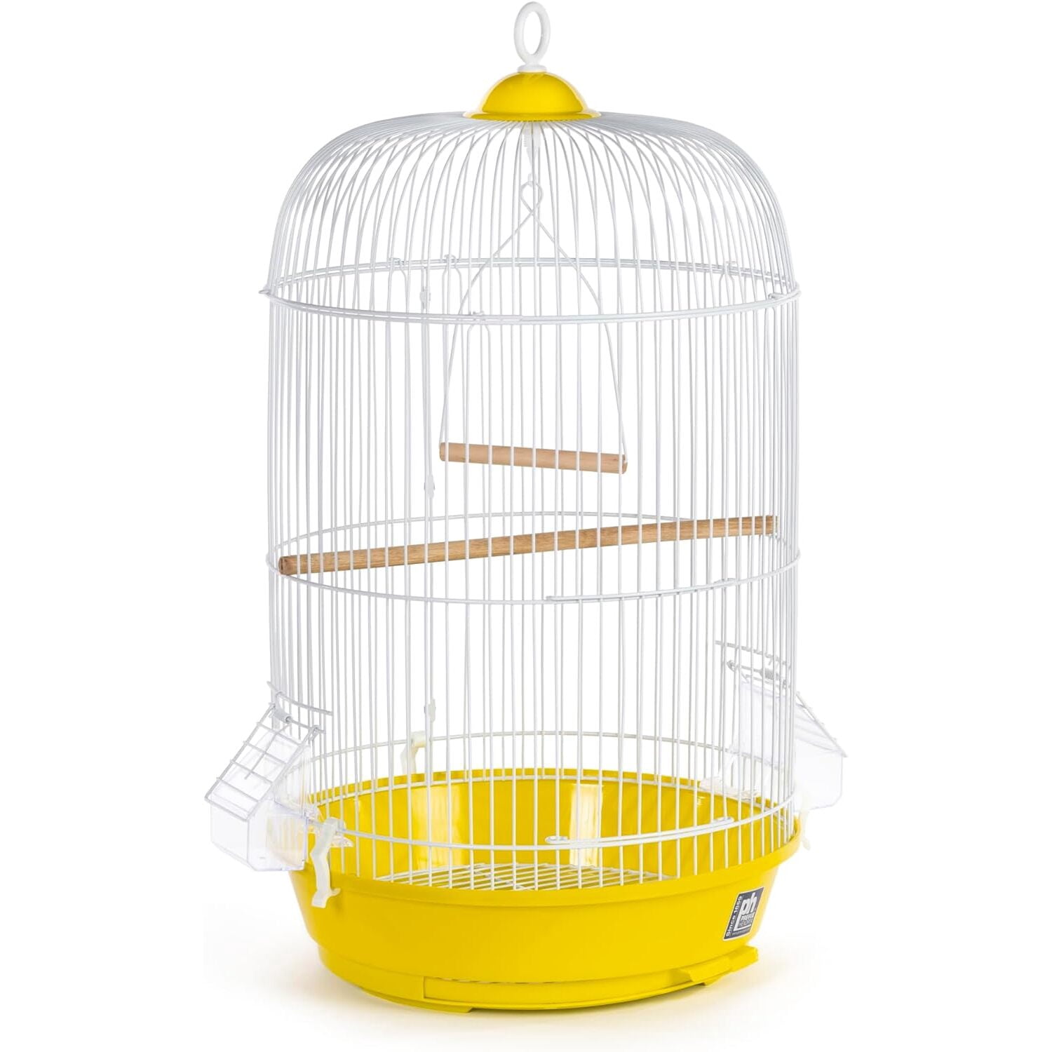 Elegant Escape Small Round Bird Cage – Durable Metal Cage With Stylish Design, Easy Clean Tray & Spacious Interior | Perfect For Pet Birds