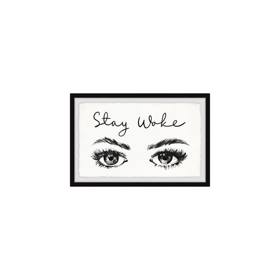 HomeStock Elegant Escape Stay Woke Framed Painting Print, Wall Art, Canvas Print, Framed Prints, Wall Hanging Prints for Living Room - Rectangular Shaped