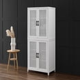 thumbnail image 1 of Tall Pantry Cabinet - White Storage Organizer with Adjustable Shelves - Modern Farmhouse Kitchen Cabinet, 1 of 1
