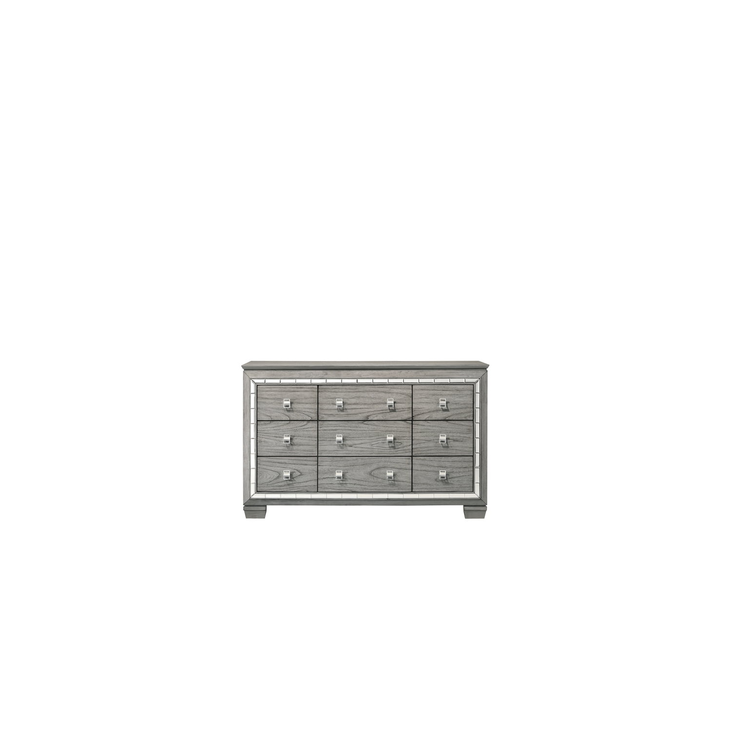 french oak grey dresser Furinno Tidur Simple Design 4-Drawer Dresser with Handle, French Oak Grey