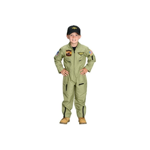 HomeStock French Fabulous Jr. Fighter Pilot Suit w/ Embroidered Cap