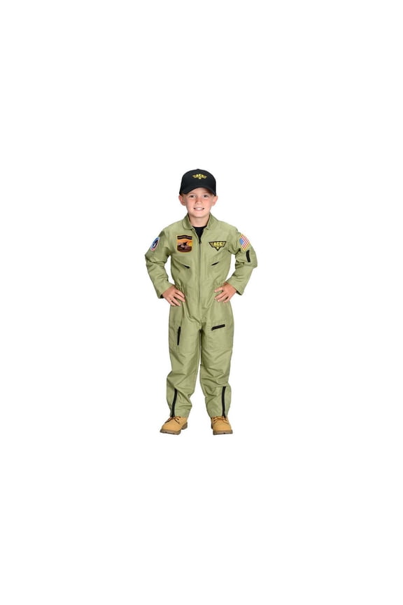 French Fabulous Jr. Fighter Pilot Suit w/ Embroidered Cap
