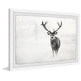 thumbnail image 1 of French Flair Elk Stare Framed Painting Print - Wall Art Decor Home Stock, 1 of 6