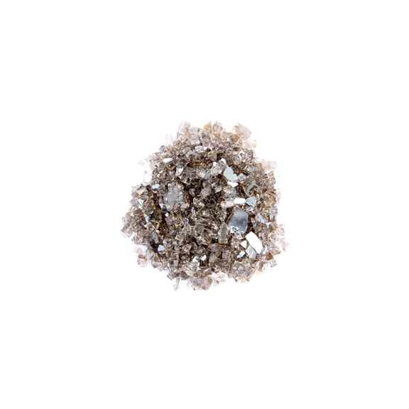 Reflective Fire Pit Glass -Bronze Fire Glass - 10lb Bag - Outdoor Fireplace Glass - Elegant Glow