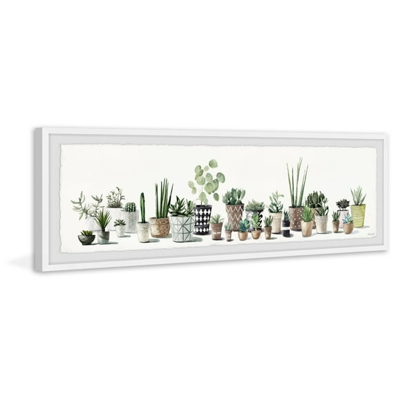 Framed Plant Painting Print|Botanical Wall Art|Home Decor Picture|Greenery Wall Decor