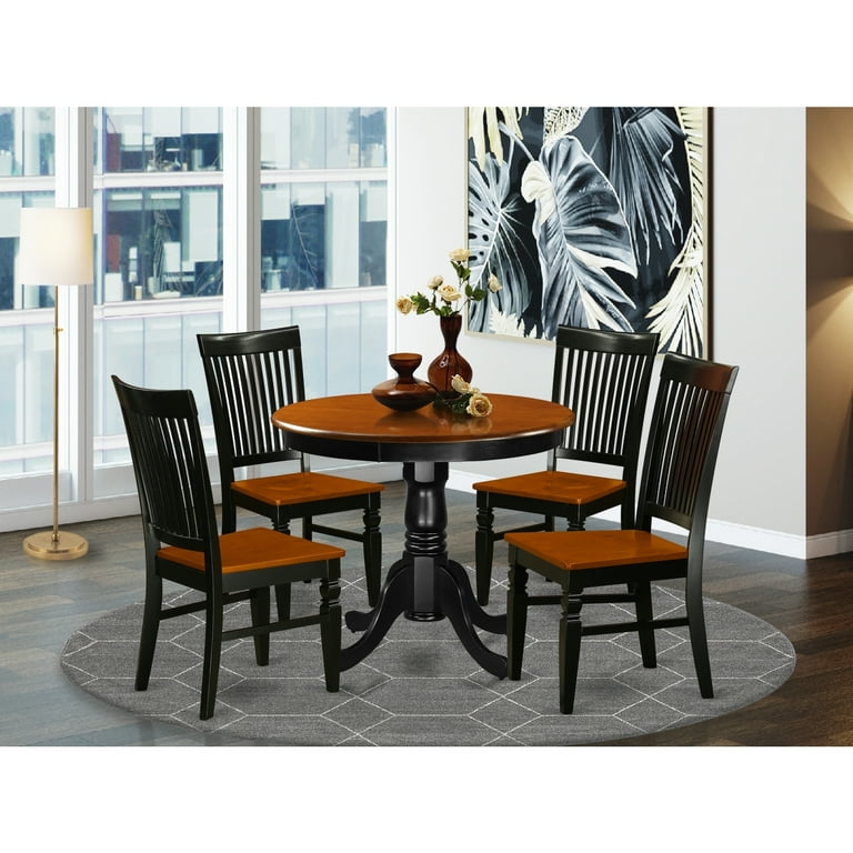 Black gothic dining table discount