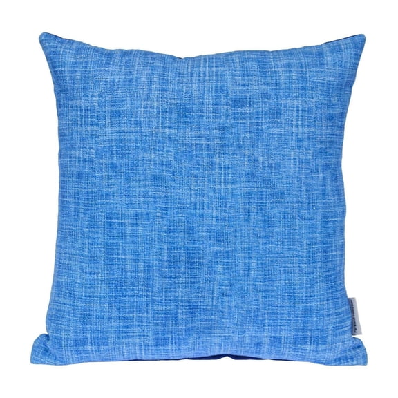 HomeStock Gothic Glamour Transitional Design 18" x 18" Square Throw Pillow, Rustic Decorative Throw Pillow for Living Room Sofas and Sectionals-Color:Blue