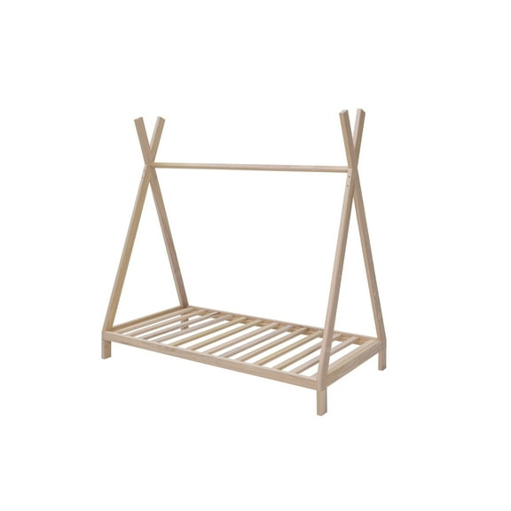 HomeStock Gothic Glamour Twin Size Teepee Bed with Raised Base