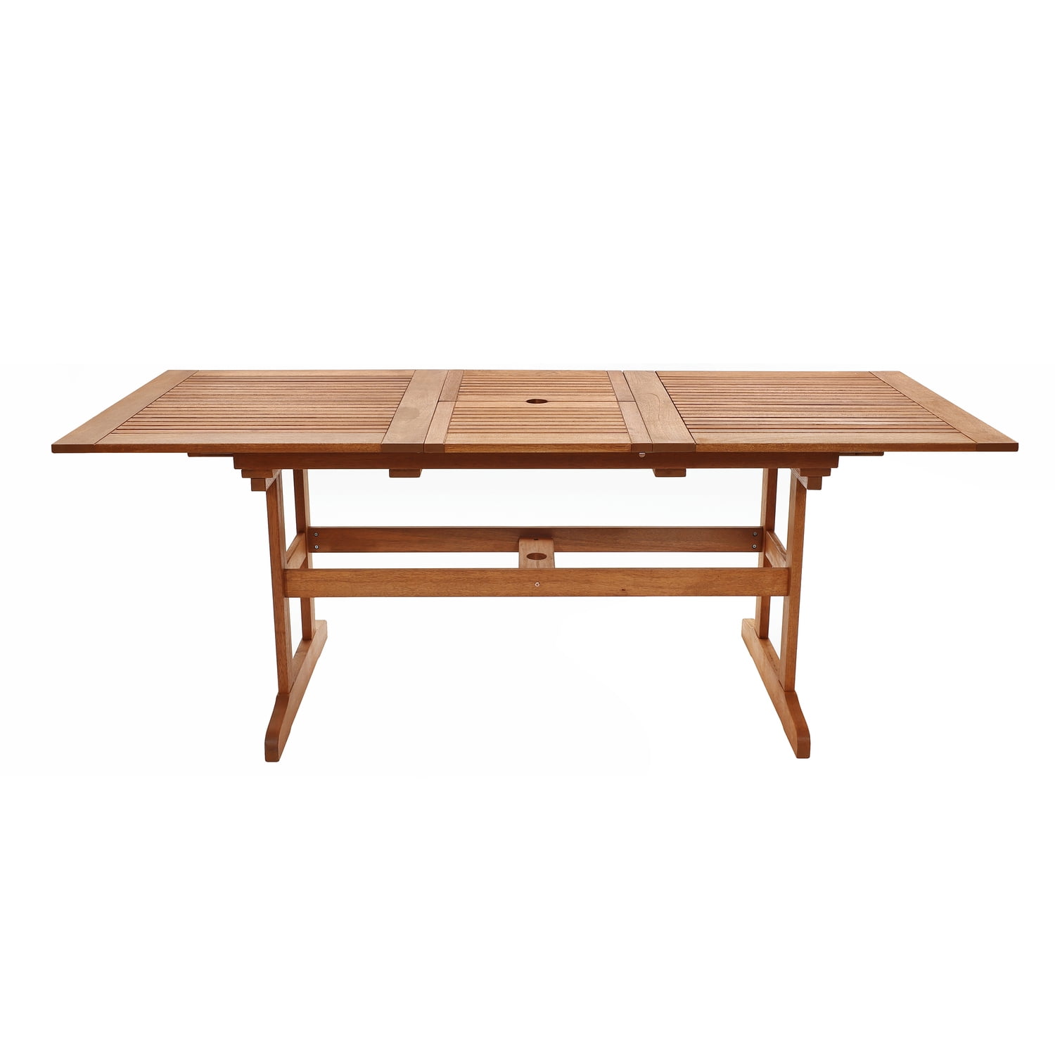 HomeStock Gothic Glamour Wooden 30 In H Extendable Outdoor Dining Homestock gothic glamour wooden 30 in h extendable outdoor dining