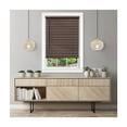 thumbnail image 1 of HomeStock Gothic Grace 2" Vinyl Blind 31x64 Mahogany - Cordless with Tilt Wand, Light Filtering Vinyl, Removable Valance and Easy Installation, 1 of 3