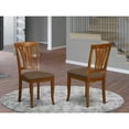 thumbnail image 1 of HomeStock Gothic Grace Avon Dining Chair Wood Seat - Black And Cherry Finish - Set Of 2, 1 of 3