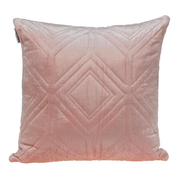 Gothic Grandeur Transitional Trendy Velvet Throw Pillow, Modern Geometric Design Decorative Pillow for Sofas and Couches, Living Room Throw Pillow