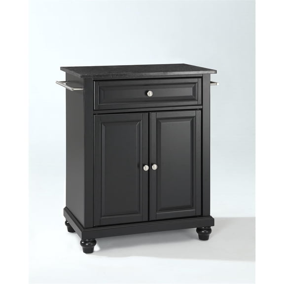 Kitchen Island Cart with Granite Top - Portable Kitchen Storage Island, Modern Kitchen Furniture