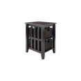 thumbnail image 1 of HomeStock Handcrafted Haven Side Table with 2 Foldable Baskets, 1 of 1