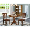 thumbnail image 1 of Round Dining Table Set 36 Inch - 3 Piece Wood Table & Chair Set for Kitchen, Breakfast, Small Spaces, 1 of 5