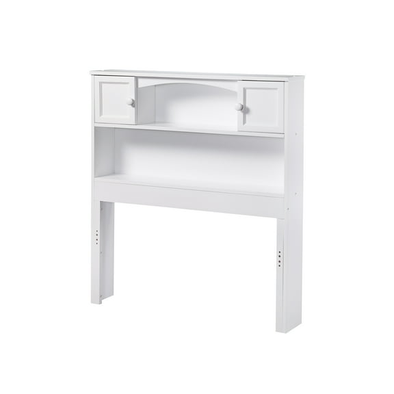 Twin Headboard With Storage & USB Charger - Handmade Home Decor, White