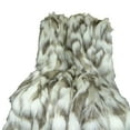 thumbnail image 1 of Fox Fur Throw Blanket - Soft Ivory Faux Fur Blanket 72" x 60" - Luxurious Home Decor Accent, 1 of 1