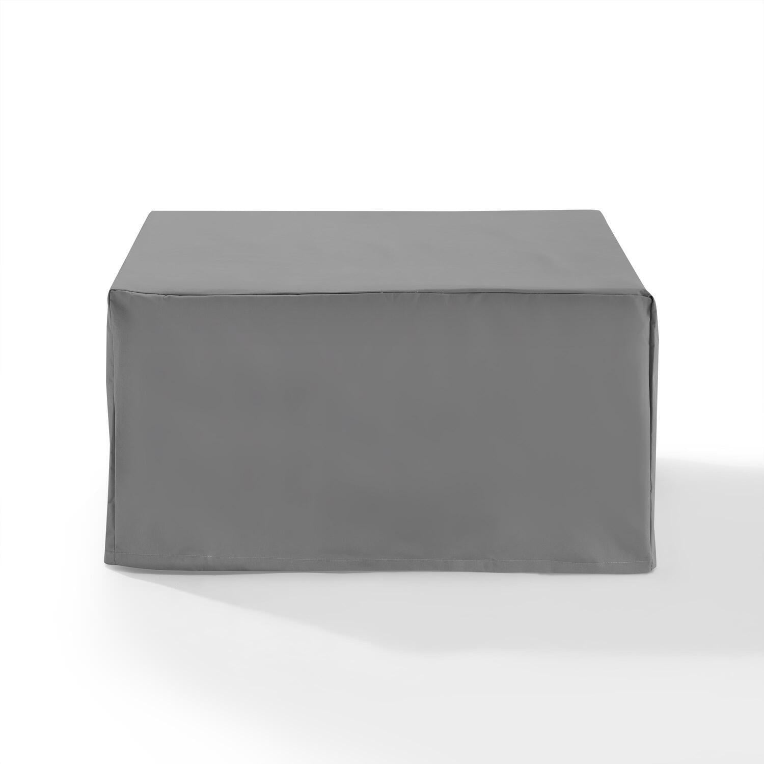 Gray Heavy Gauge Vinyl Weather Resistant Patio Table Cover