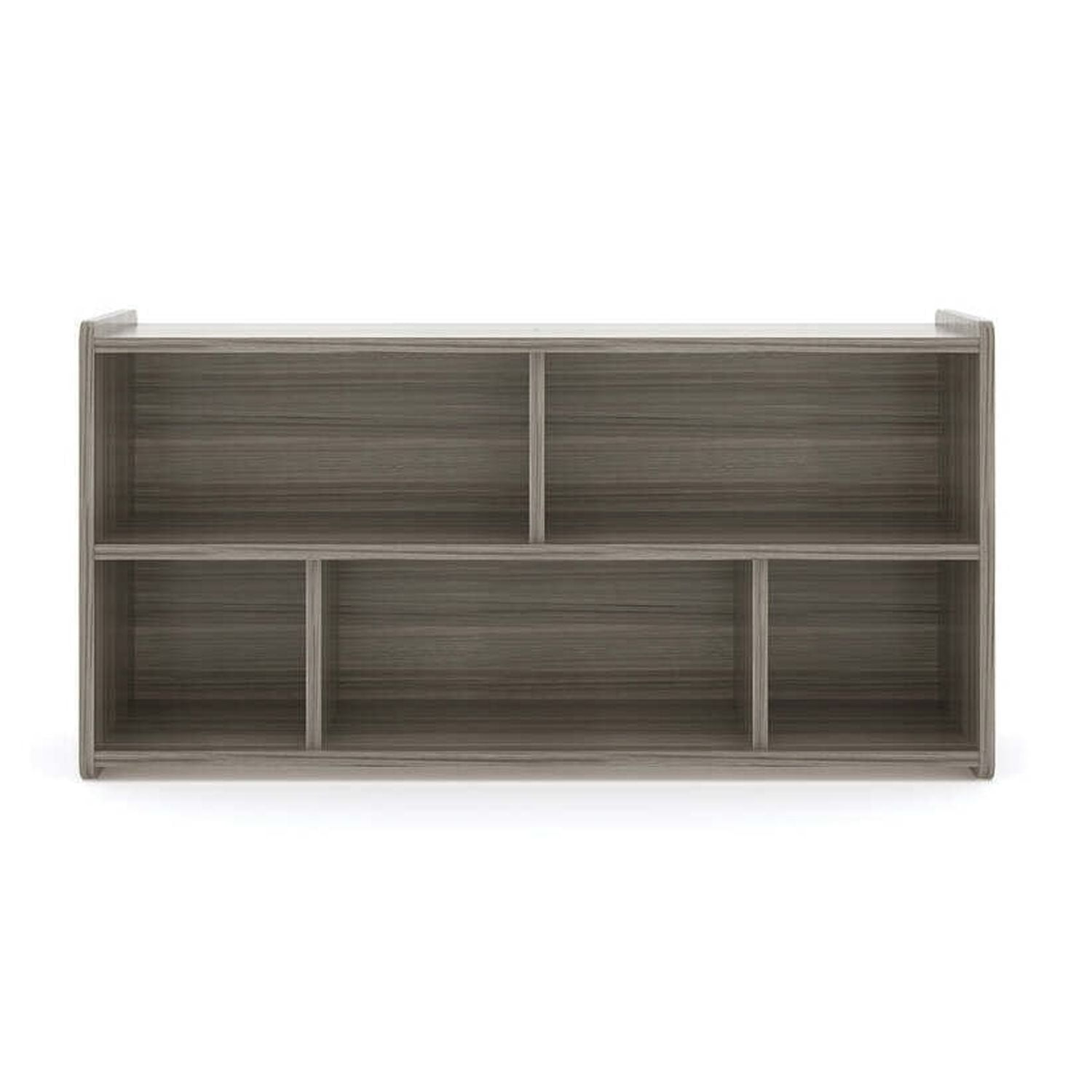 Storage Unit - 5 Compartment Organizer - Grey Finish - Easy Clean Design - Games & Puzzle Storage