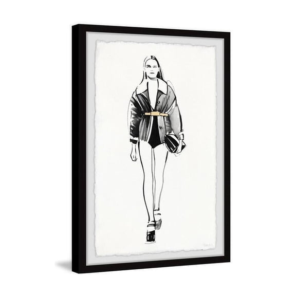 HomeStock Island Oasis One-piece & Coat Framed Painting Print, Contemporary Wall Decor: Abstract, Digital Art Prints, and Modern Styles for Your Home