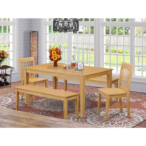 Kitchen Dinette Set - 5 Piece Table & Chairs - Modern Dining Room Furniture