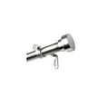 thumbnail image 1 of Adjustable Curtain Rod 160-240 Inch, Satin Nickel Finish, Rustic Home Decor Hardware, 1 of 3